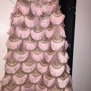 Shimmer fringe dress